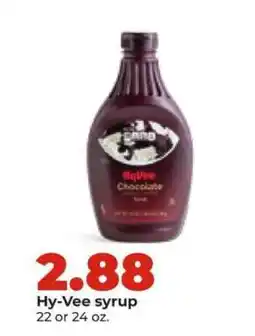 Hy-Vee Hy-Vee syrup offer
