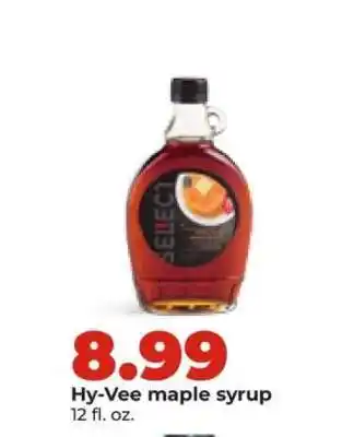 Hy-Vee Hy-Vee maple syrup offer