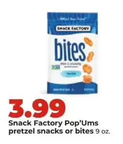 Hy-Vee Snack Factory Pop’Ums offer