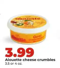 Hy-Vee Alouette cheese crumbles offer