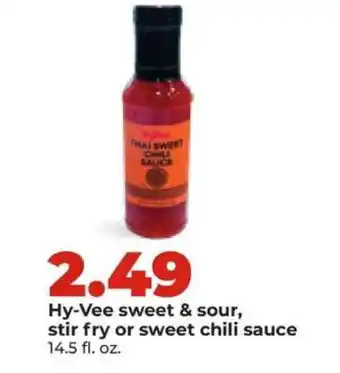 Hy-Vee Hy-Vee sweet & sour, stir fry or sweet chili sauce offer