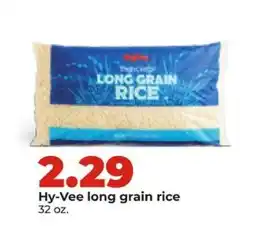 Hy-Vee Hy-Vee long grain rice offer