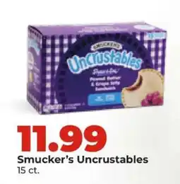 Hy-Vee Smucker's Uncrustables offer