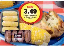 Meijer Tray Pack Sweet Corn or Russet Potatoes offer