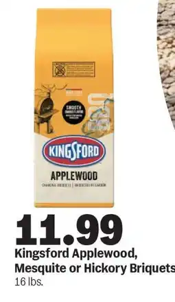Meijer Kingsford Applewood, Mesquite or Hickory Briquets offer