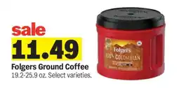Meijer Folgers Ground Coffee offer