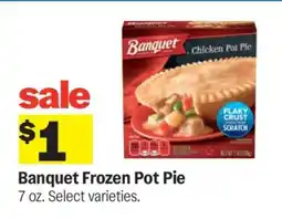 Meijer Banquet Frozen Pot Pie offer
