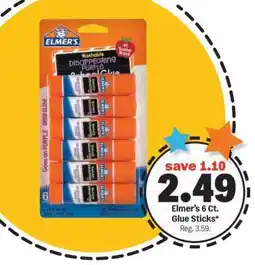 Meijer Elmer’s 6 Ct. Glue Sticks offer
