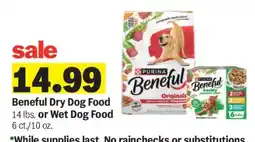 Meijer Beneful Dry Dog Food offer