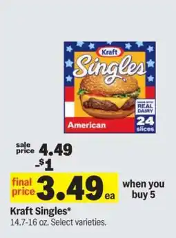 Meijer Kraft Singles offer