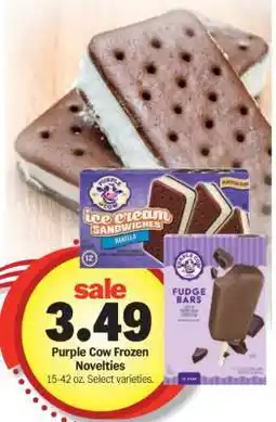 Meijer Purple Cow Frozen Novelties offer