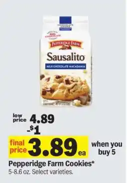 Meijer Pepperidge Farm Cookies offer