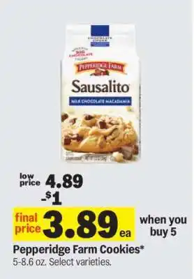 Meijer Pepperidge Farm Cookies offer