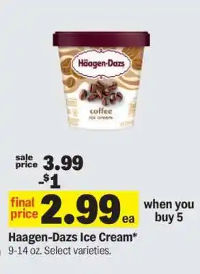Meijer Häagen-Dazs Ice Cream offer