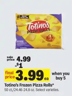 Meijer Totino's Frozen Pizza Rolls offer