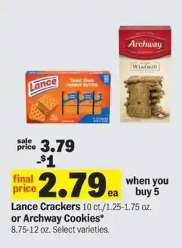 Meijer Lance Crackers or Archway Cookies offer