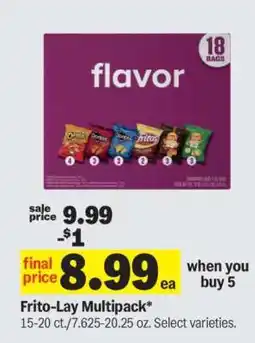 Meijer Frito-Lay Multipack offer