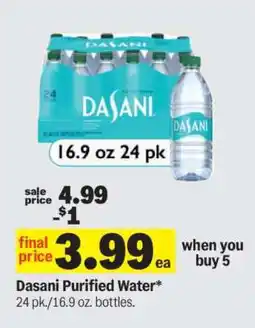 Meijer Dasani Purified Water offer