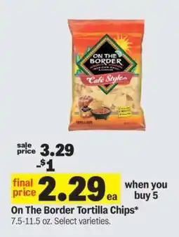Meijer On The Border Tortilla Chips offer