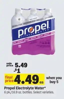 Meijer Propel Electrolyte Water offer
