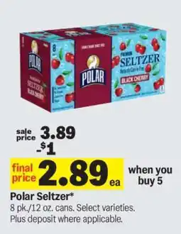 Meijer Polar Seltzer offer