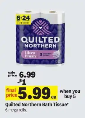 Meijer Quilted Northern Bath Tissue offer