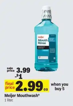 Meijer Meijer Mouthwash offer