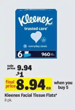 Meijer Kleenex Facial Tissue Flats offer