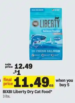 Meijer BIXBI Liberty Dry Cat Food offer