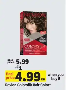 Meijer Revlon Colorsilk Hair Color offer