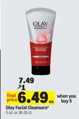 Meijer Olay Facial Cleansers offer