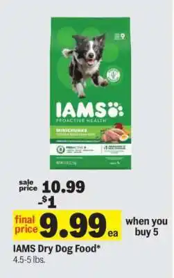 Meijer Iams Dry Dog Food offer