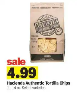 Meijer Hacienda Authentic Tortilla Chips offer