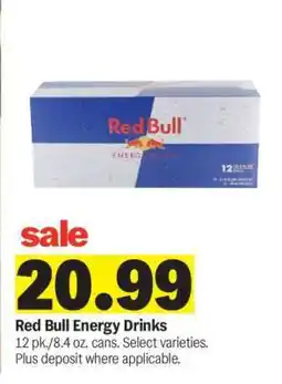 Meijer Red Bull Energy Drinks offer