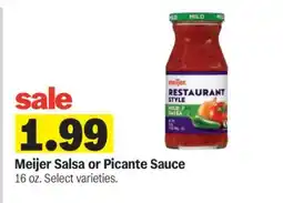 Meijer Meijer Salsa or Picante Sauce offer