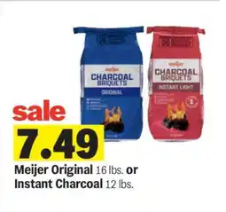 Meijer Meijer Original or Instant Charcoal offer