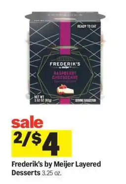 Meijer Frederik’s by Meijer Layered Desserts offer
