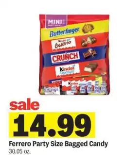 Meijer Ferrero Party Size Bagged Candy offer