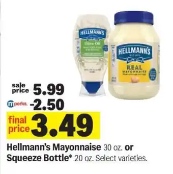 Meijer Hellmann's Mayonnaise offer
