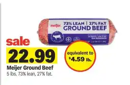 Meijer Meijer Ground Beef offer