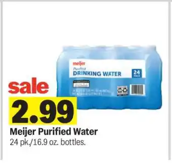Meijer Meijer Purified Water offer