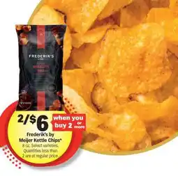 Meijer Frederik's by Meijer Kettle Chips offer