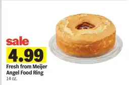 Meijer Fresh from Meijer Angel Food Ring offer