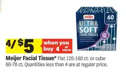 Meijer Meijer Facial Tissue offer