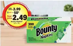 Meijer Bounty Napkins offer