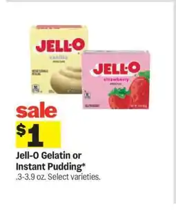 Meijer Jell-O Gelatin or Instant Pudding offer
