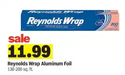 Meijer Reynolds Wrap Aluminum Foil offer