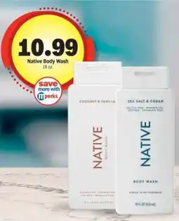 Meijer Native Body Wash offer