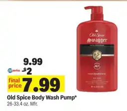Meijer Old Spice Body Wash Pump offer