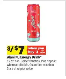 Meijer Alani Nu Energy Drink offer